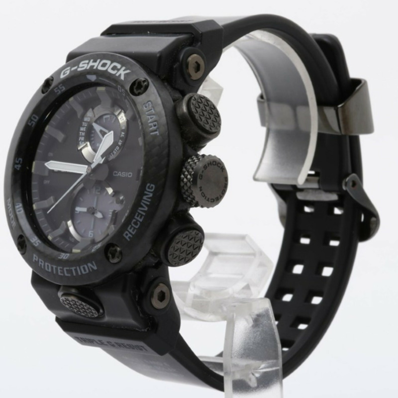 卡西歐 G-SHOCK MASTER OF G - AIR GRAVITYMASTER GWR-B1000-1A1JF 黑色男士模擬手錶-1