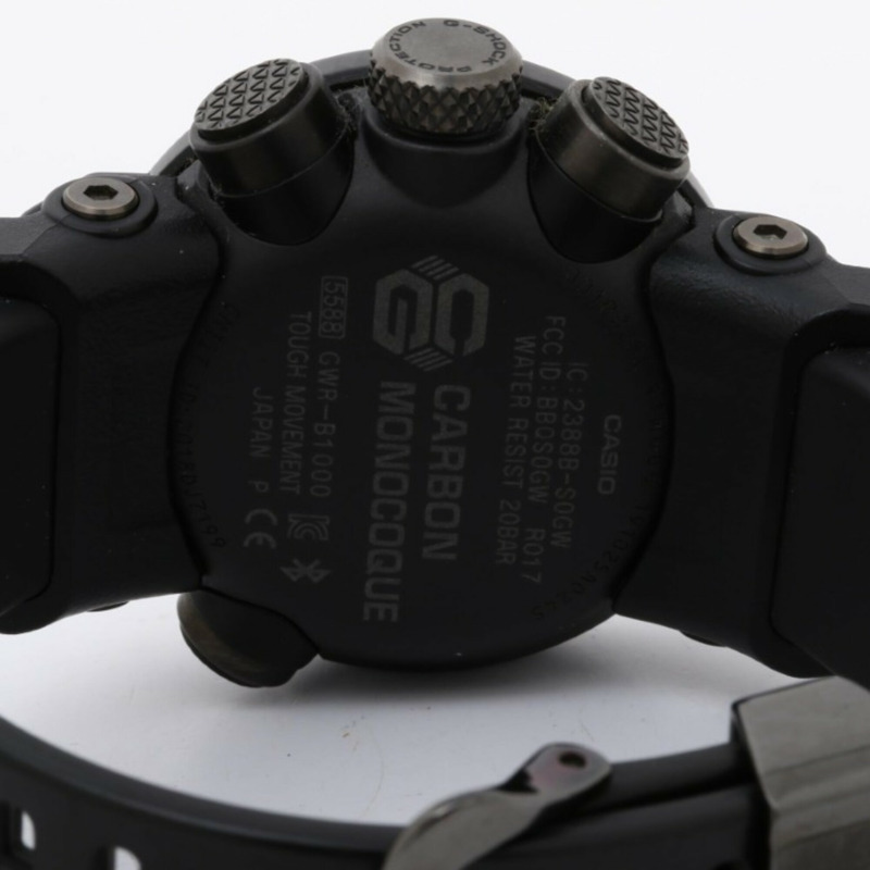 卡西歐 G-SHOCK MASTER OF G - AIR GRAVITYMASTER GWR-B1000-1A1JF 黑色男士模擬手錶-3