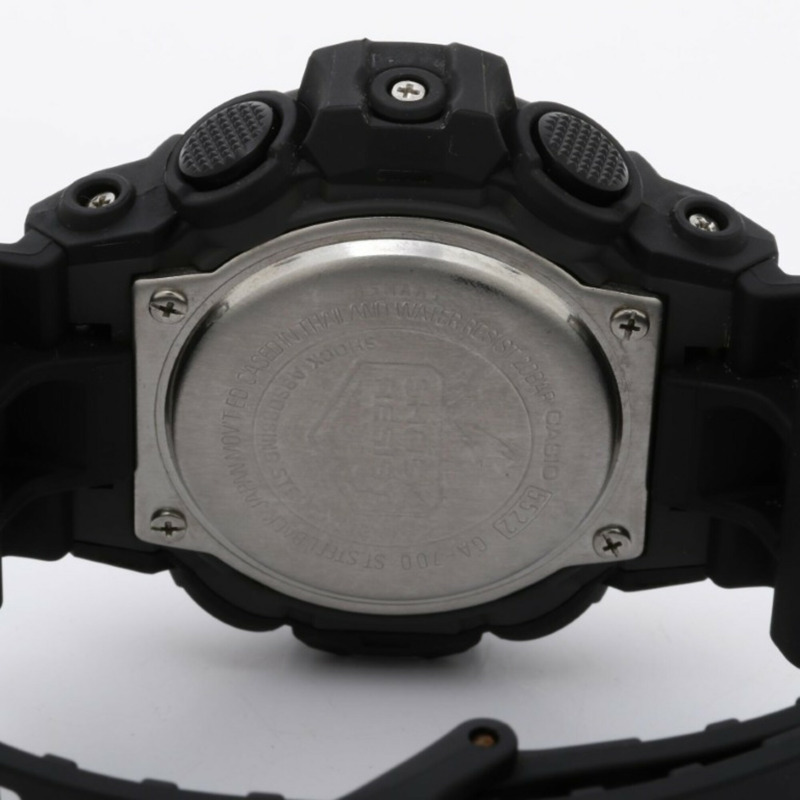 卡西歐 G-SHOCK GA-700 系列 GA-700-1BJF 黑色樹脂男士手錶（指針/數位雙顯）-3