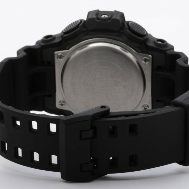 卡西歐 G-SHOCK GA-700 系列 GA-700-1BJF 黑色樹脂男士手錶（指針/數位雙顯）-4