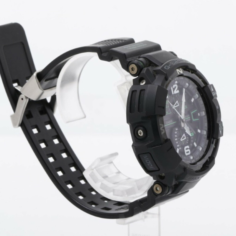 卡西歐 G-SHOCK MASTER OF G - AIR GRAVITYMASTER GW-A1100-1A3JF 黑色樹脂男士模擬手錶-2