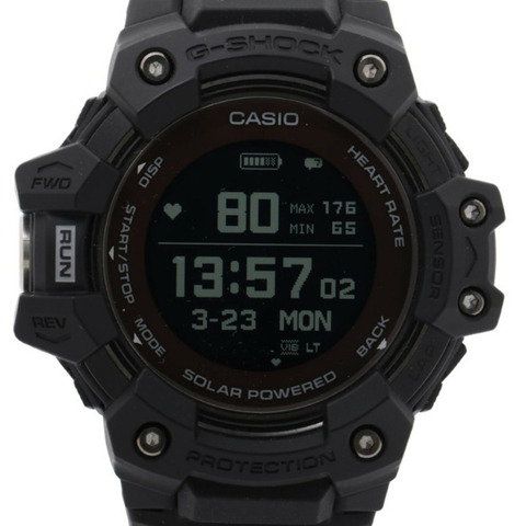 卡西歐 G-SHOCK G-SQUAD GBD-H1000 系列 GBD-H1000-1JR 黑色樹脂/不鏽鋼男士數位手錶