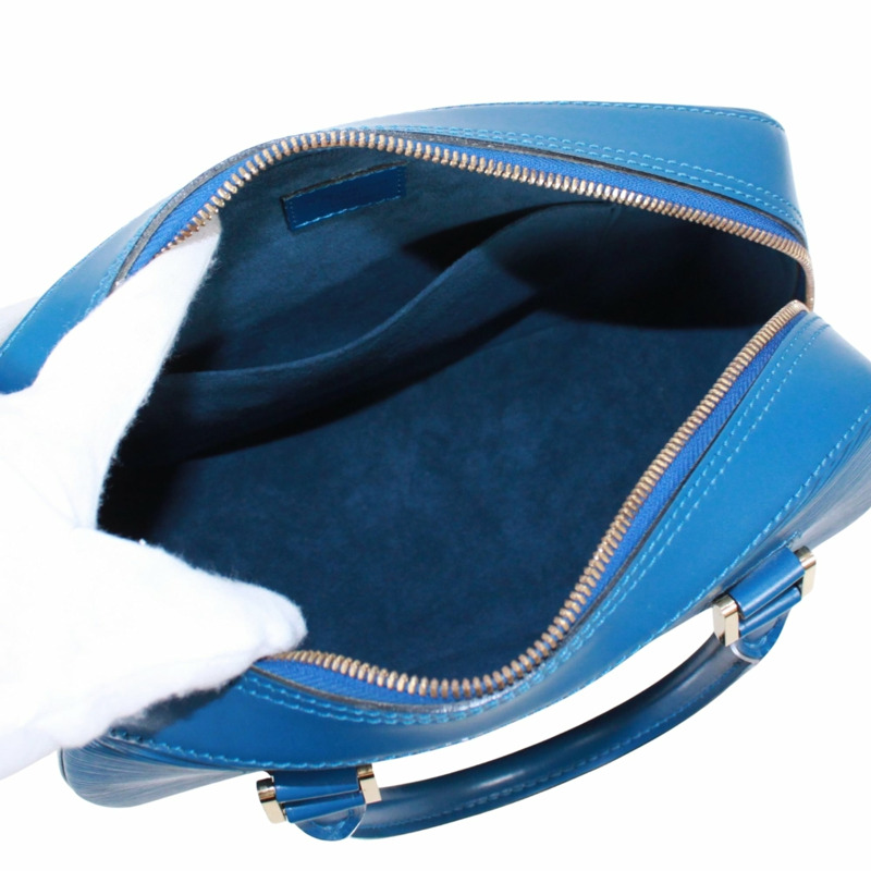 路易威登 Sablon M52045 手提包,Epi 皮革,藍色,女士-6