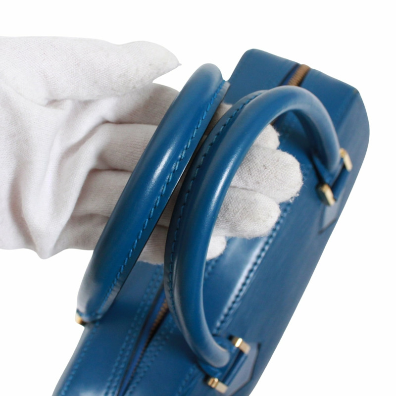 路易威登 Sablon M52045 手提包,Epi 皮革,藍色,女士-8