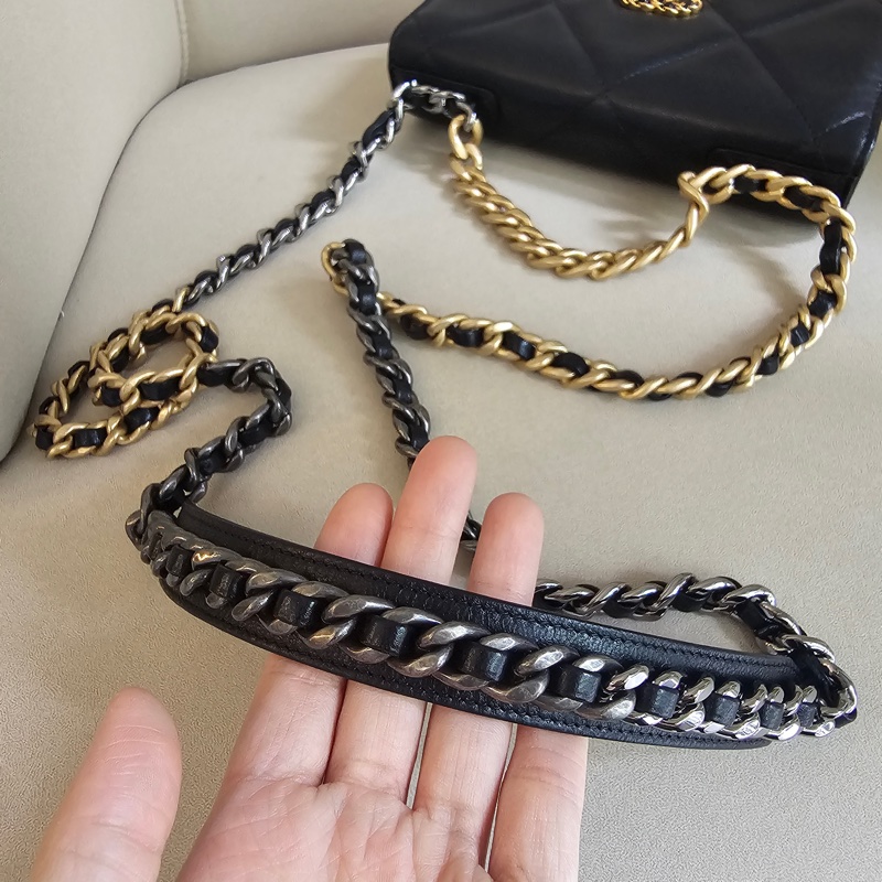 Chanel 19woc 黑金-6