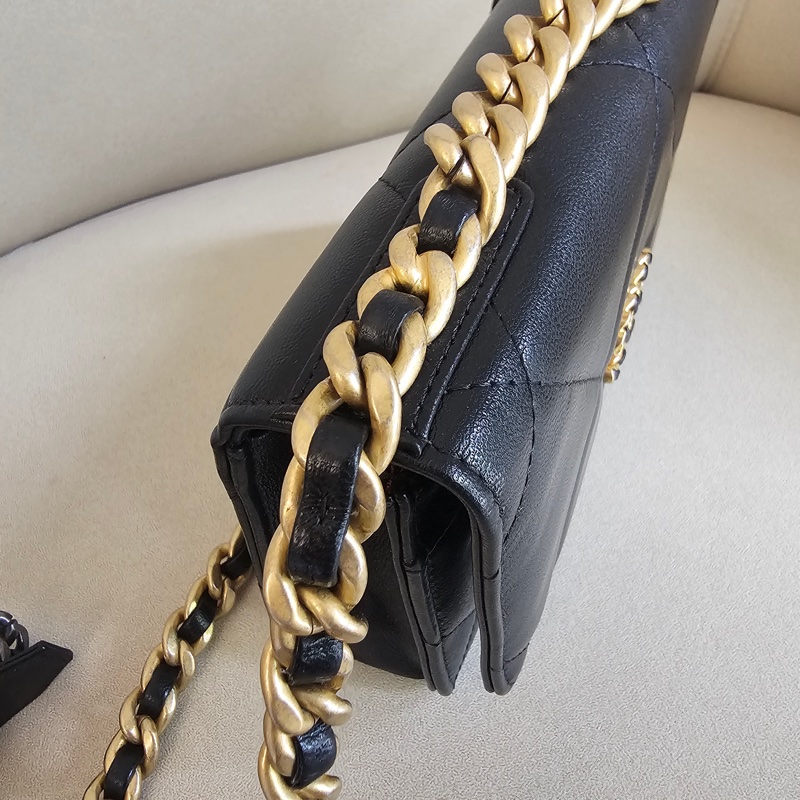 Chanel 19woc 黑金-8