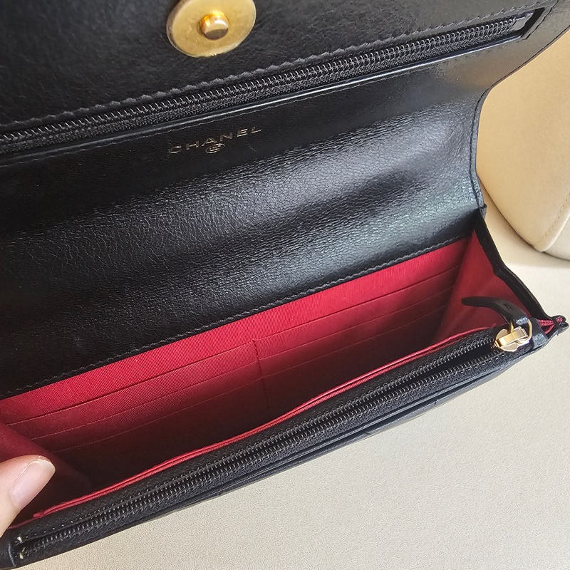 Chanel 19woc 黑金-11