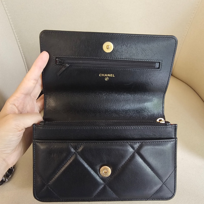 Chanel 19woc 黑金-12