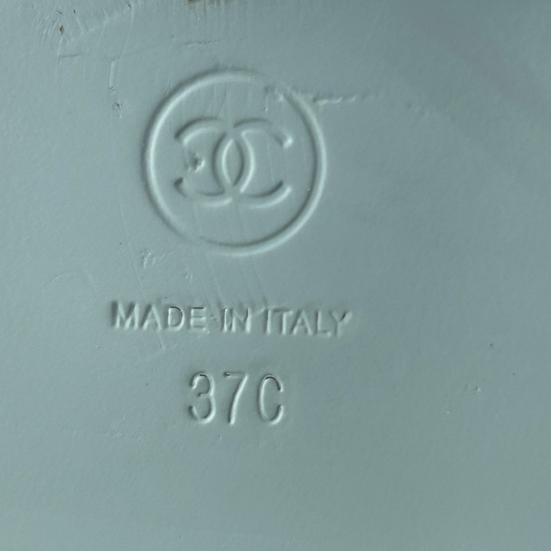 Chanel香奈兒馬卡龍涼鞋 魔術貼凉鞋尺寸 37-6