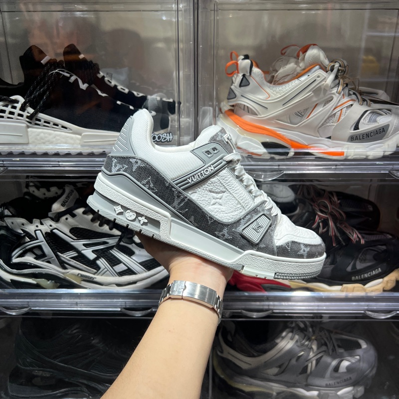 Lv trainer 新款灰白牛仔Uk6.5-0