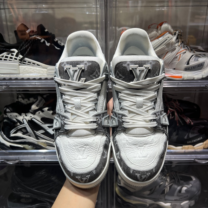 Lv trainer 新款灰白牛仔Uk6.5-3