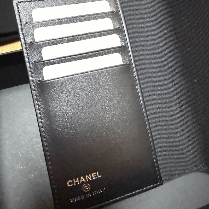 Chanel 全黑護照套 Passport Holder-8