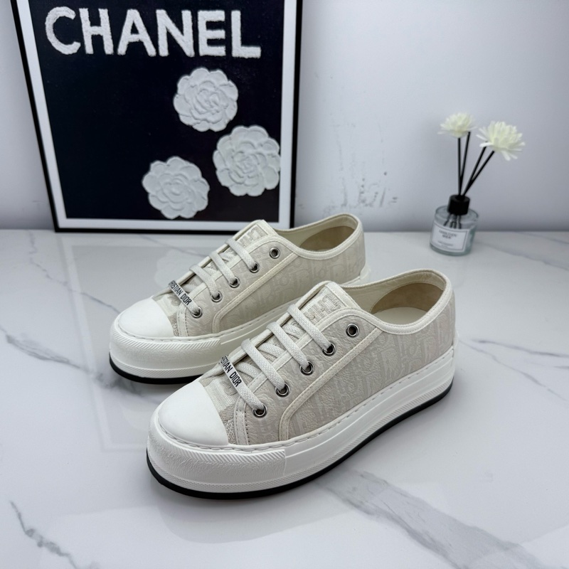 98新DIOR迪奧 Walk'n'Dior 滿印厚底鞋 36碼-0