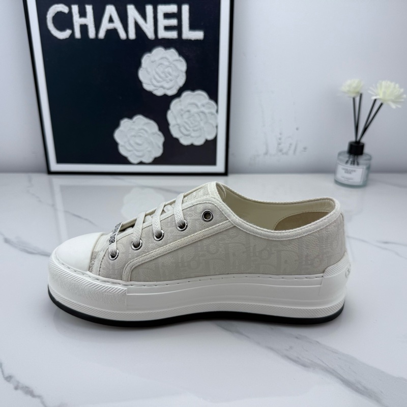 98新DIOR迪奧 Walk'n'Dior 滿印厚底鞋 36碼-3