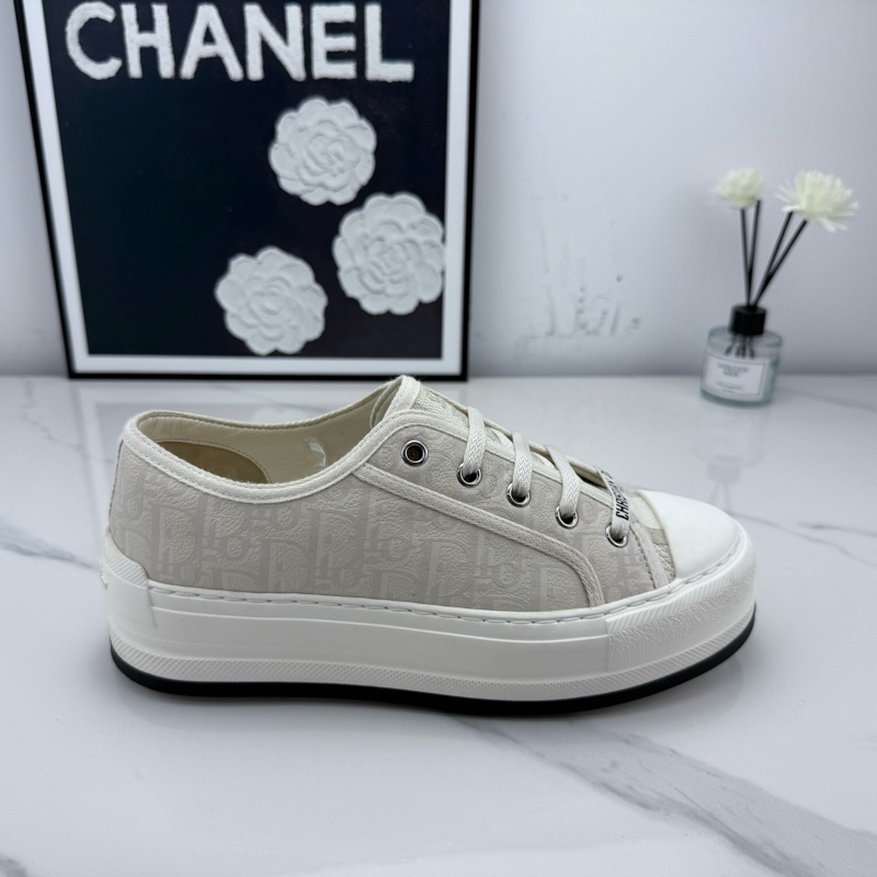 98新DIOR迪奧 Walk'n'Dior 滿印厚底鞋 36碼-4