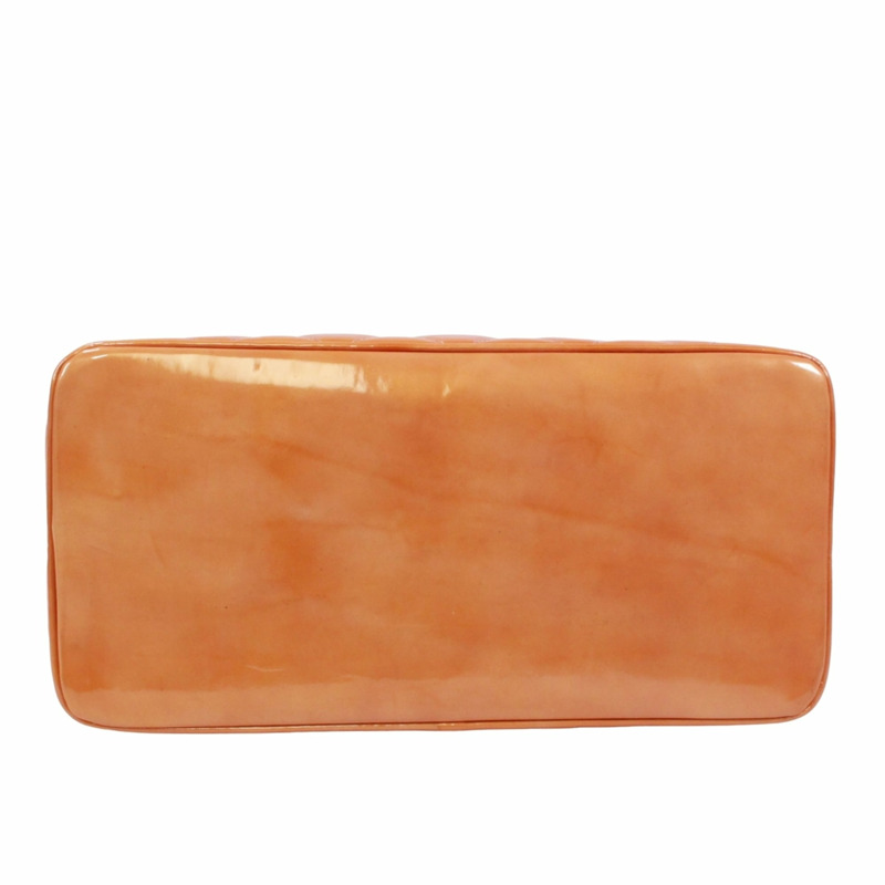 香奈兒復刻版手提包，漆皮，橘色，女士-3