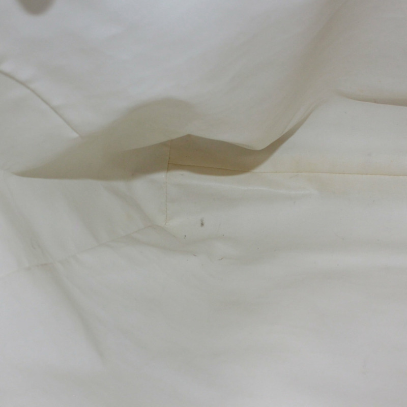 香奈兒 (CHANEL) 鏈條手提包，Coco 標誌，魚子醬紋皮革，白色，女士-9