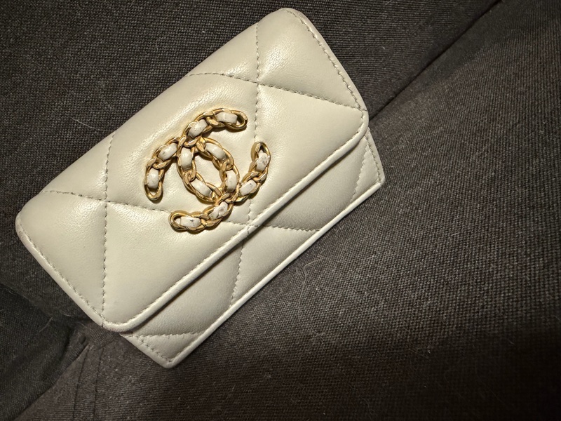 CHANEL香奈兒經典19 三折迷你短夾-9
