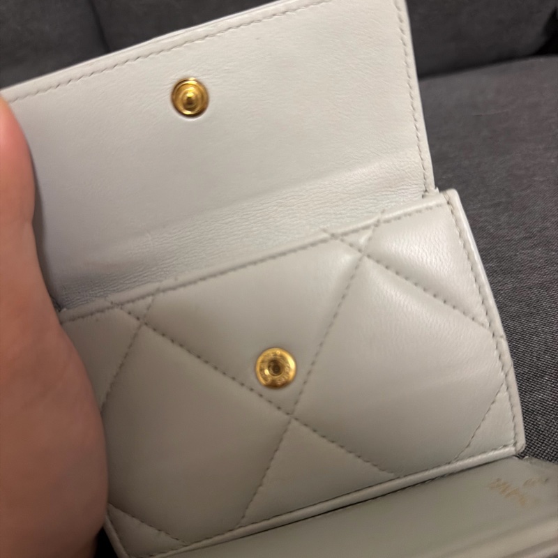CHANEL香奈兒經典19 三折迷你短夾-15