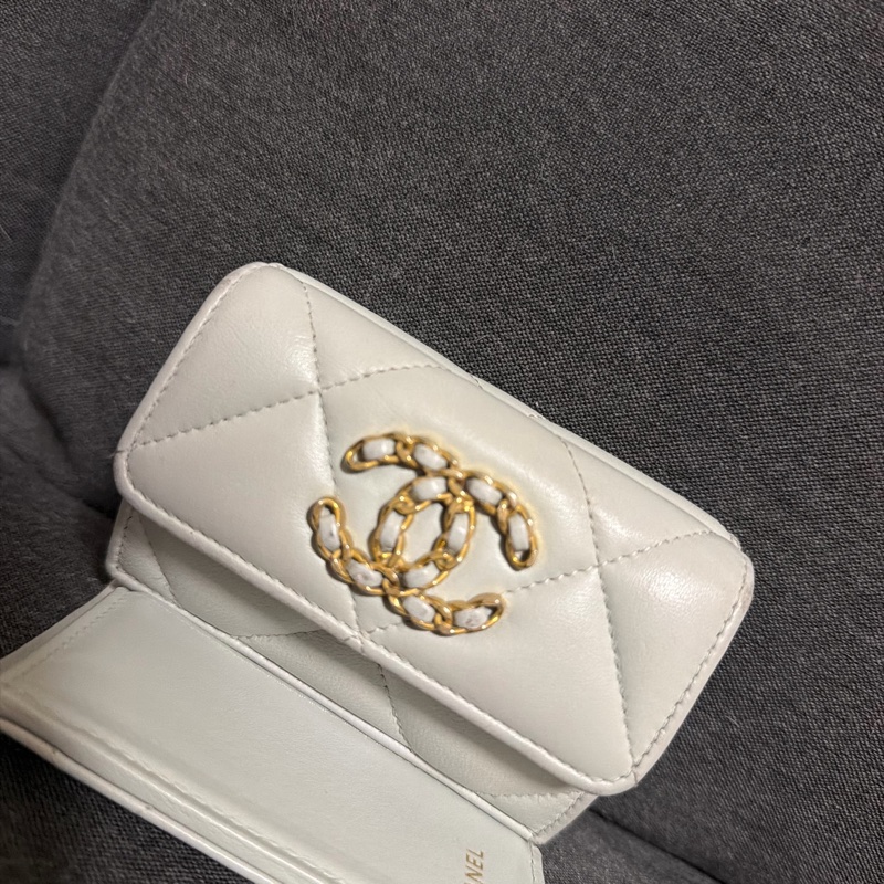 CHANEL香奈兒經典19 三折迷你短夾-16