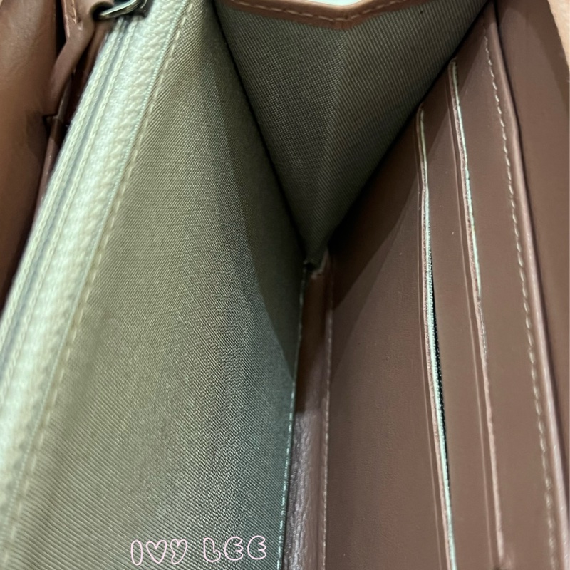 CHANEL 16開 金屬皮革 粉色 BOY 拉鍊 長夾 正品 二手精品-11