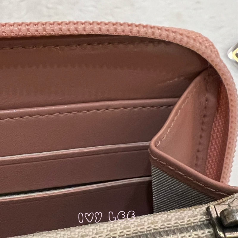 CHANEL 16開 金屬皮革 粉色 BOY 拉鍊 長夾 正品 二手精品-14