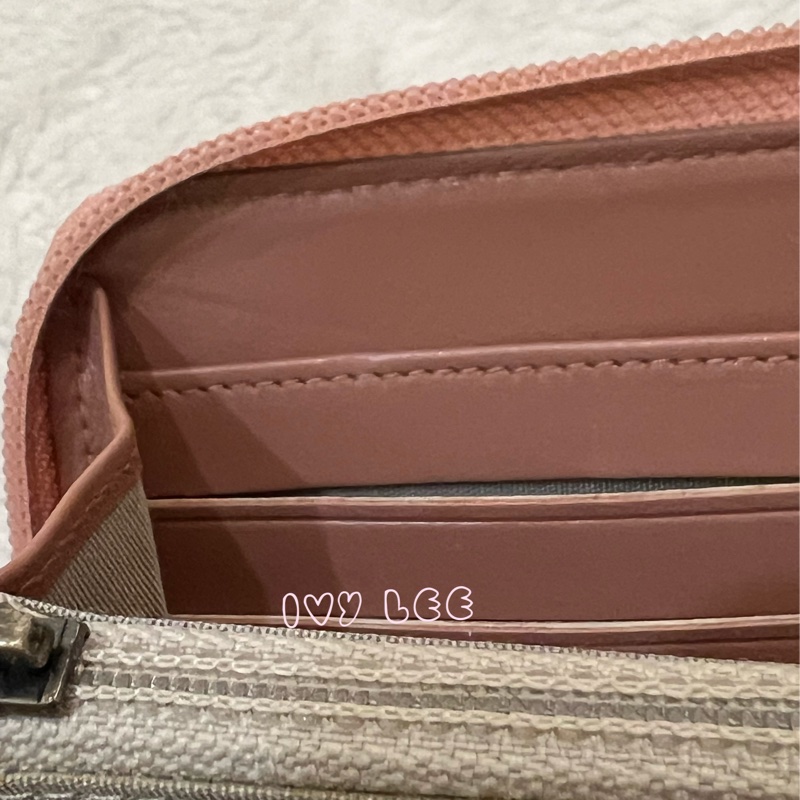 CHANEL 16開 金屬皮革 粉色 BOY 拉鍊 長夾 正品 二手精品-16