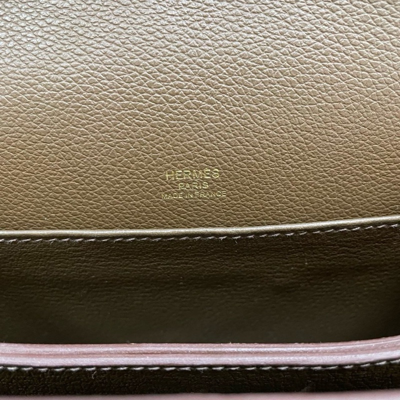 🌈Hermes🧡Mini Roulis🧡威馬犬灰金扣🧡98新🌈🌟evercolor皮🌟miniroulis🌟roulis🌟roulis19🌟豬鼻子🌟愛馬仕🌟-2