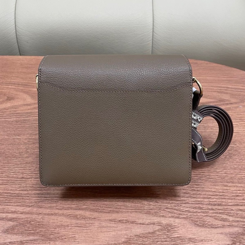 🌈Hermes🧡Mini Roulis🧡威馬犬灰金扣🧡98新🌈🌟evercolor皮🌟miniroulis🌟roulis🌟roulis19🌟豬鼻子🌟愛馬仕🌟-8