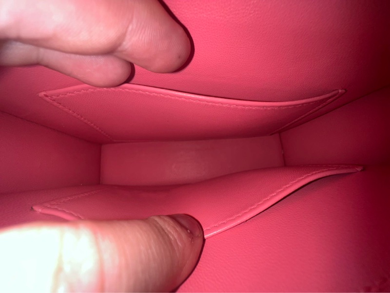 🌈Hermes💗Mini Verrou💗夏日粉銀扣編織帶🌟99新🌟miniverrou🌟Verrou🌟愛馬仕🌟-4