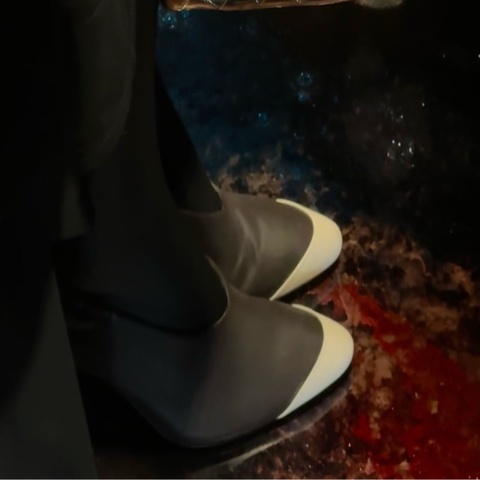 Chanel香奈兒26S小羊皮高跟鞋