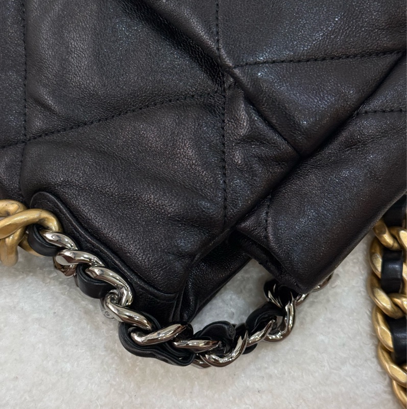 Chanel 19bag 黑金 中號 30cm-15