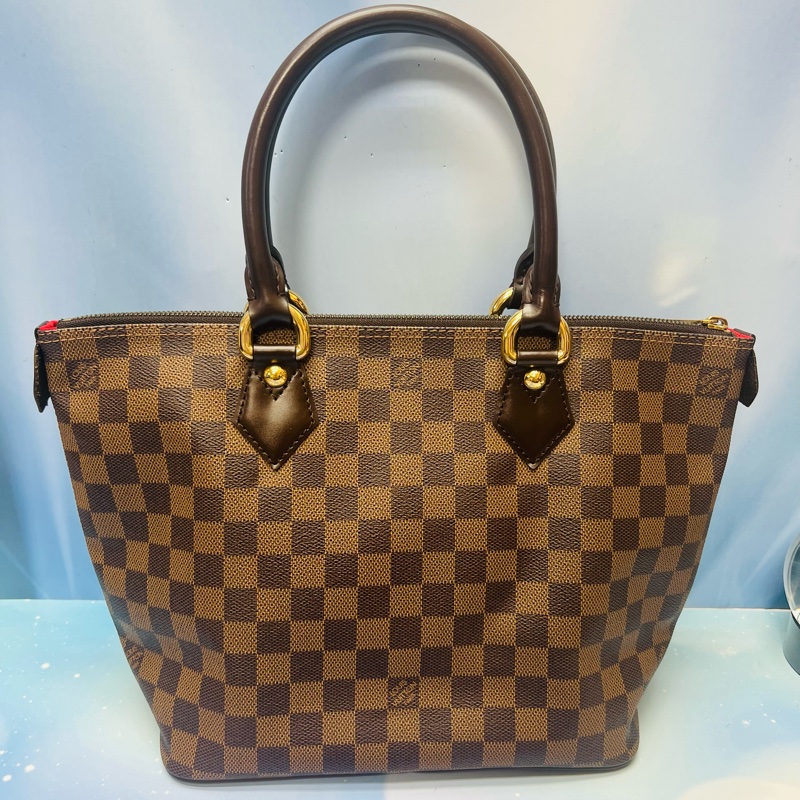 lv棋盤格拖特包-0