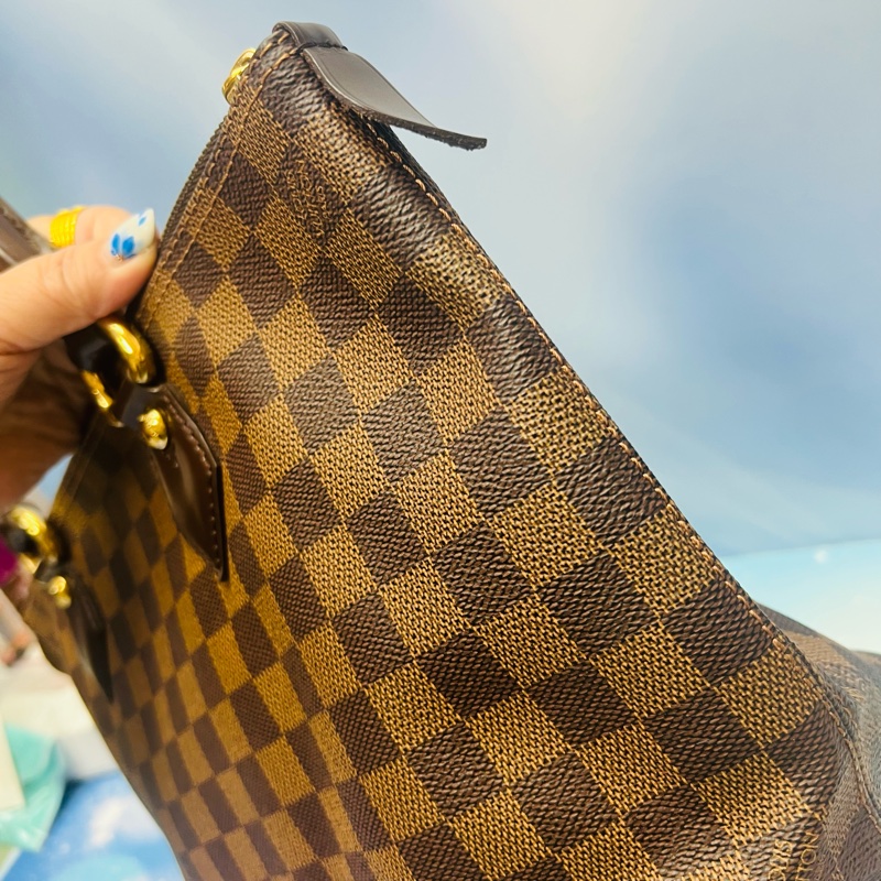 lv棋盤格拖特包-3