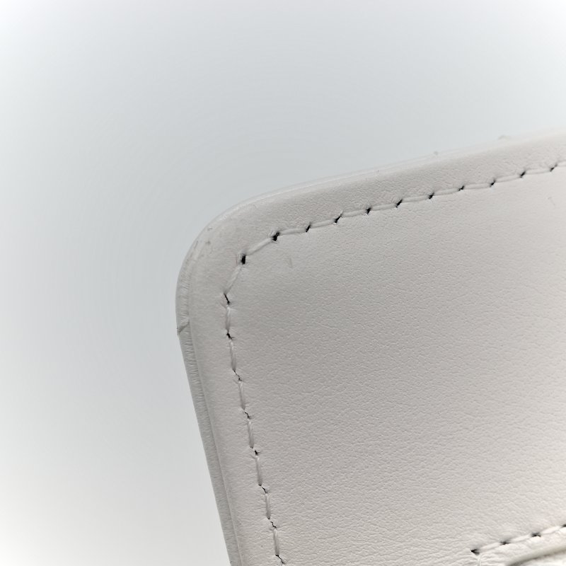 Chanel 香奈兒 白色 牛皮 雙金球 WOC 斜挎包-26