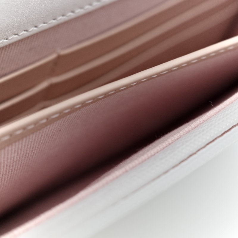 Chanel 香奈兒 白色 牛皮 雙金球 WOC 斜挎包-32