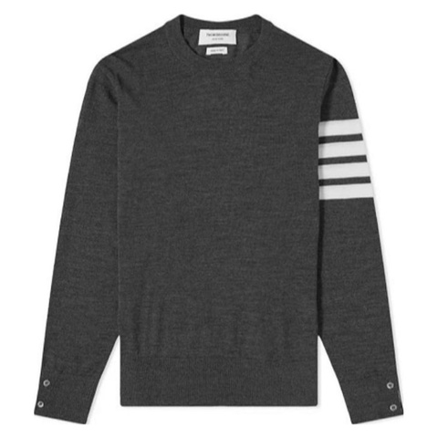 Thom Browne 男士 四條紋圓領套衫1 2 3 4 5碼