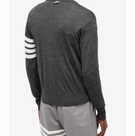 Thom Browne 男士 四條紋圓領套衫1 2 3 4 5碼-1