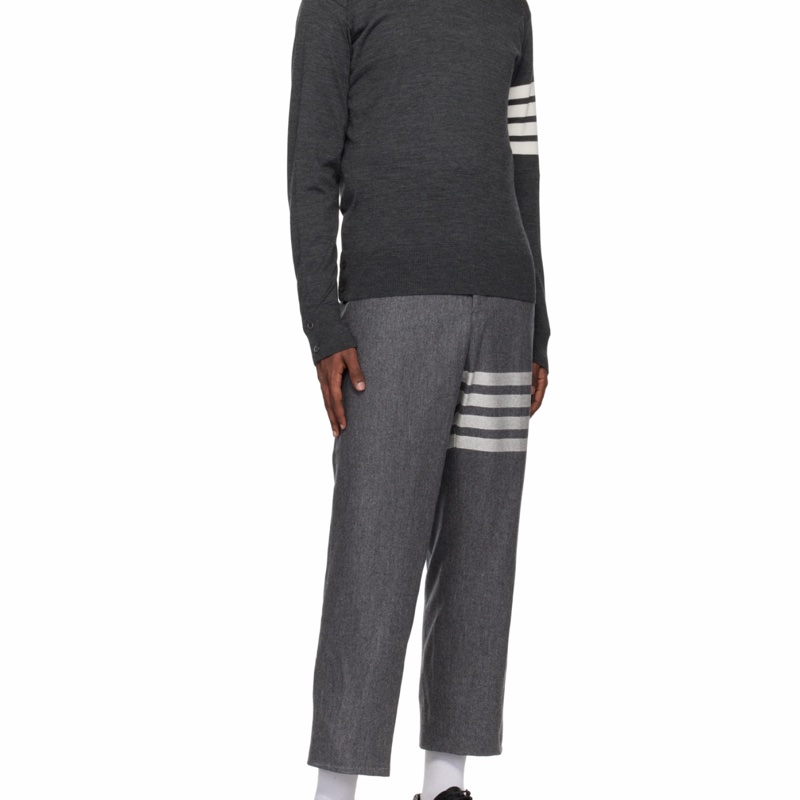 Thom Browne 男士 四條紋圓領套衫1 2 3 4 5碼-6