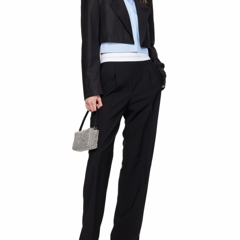 Alexander Wang 女士 heiress 水鑽網眼手拿包均碼碼17cm*7cm*10cm-2