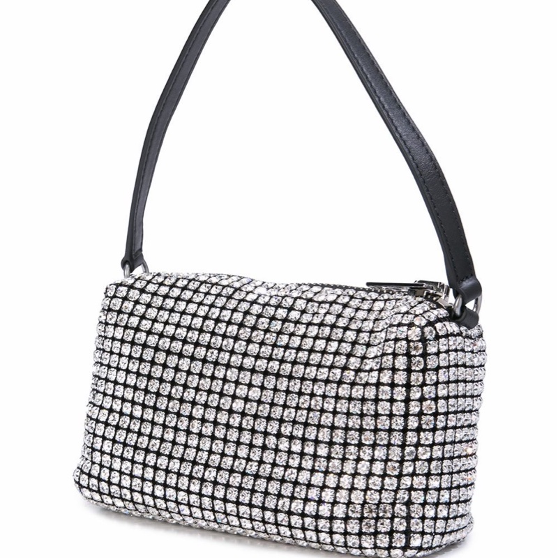 Alexander Wang 女士 heiress 水鑽網眼手拿包均碼碼17cm*7cm*10cm-5