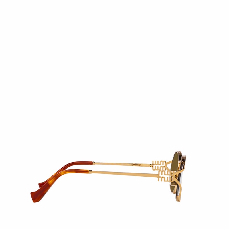 Miu Miu 女士 徽標太陽鏡54 均碼碼橋寬: 2.1cm; 鏡腿長: 12.5cm; 鏡片直徑: 5.4cm-1