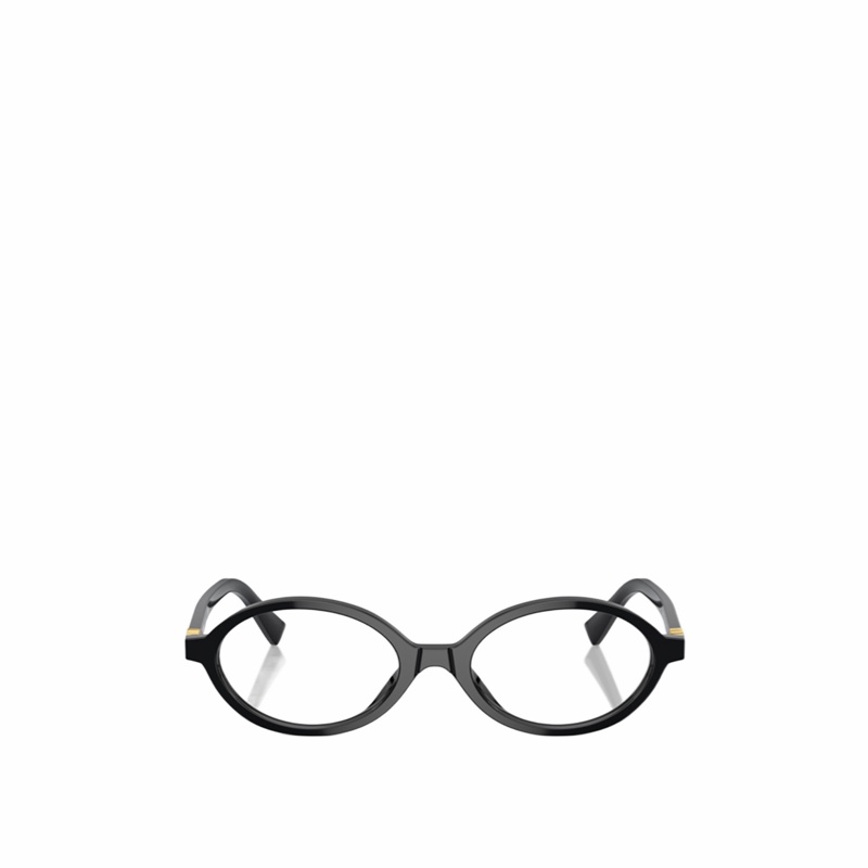 Miu Miu 女士 幾何框平光鏡50碼橋寬: 1.8cm; 鏡腿長: 14cm; 鏡片直徑: 5cm-4