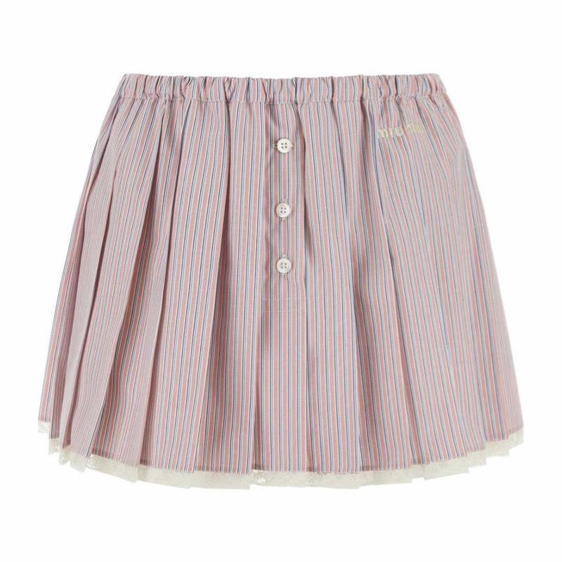 Miu Miu 女士 條紋半身裙IT-36 IT-38 IT-40碼-2