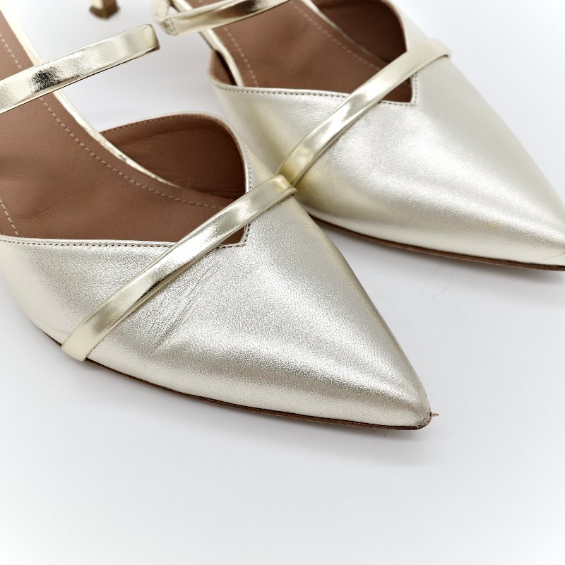 Malone souliers白色 羊皮 貓跟鞋-7