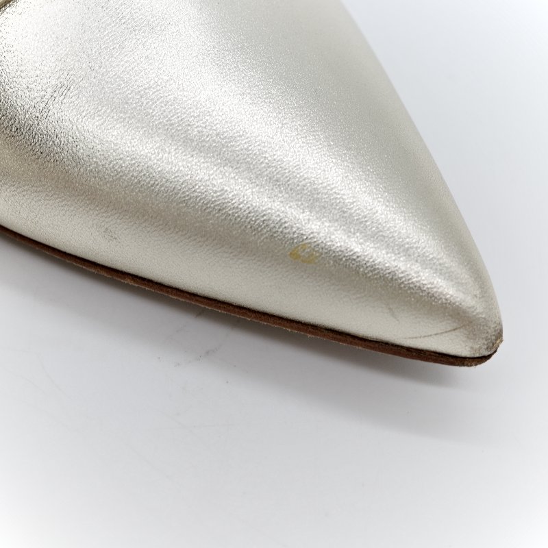 Malone souliers白色 羊皮 貓跟鞋-9