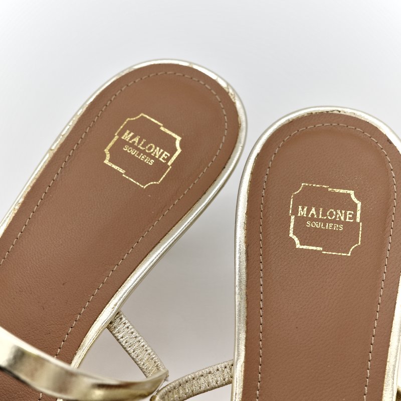 Malone souliers白色 羊皮 貓跟鞋-12