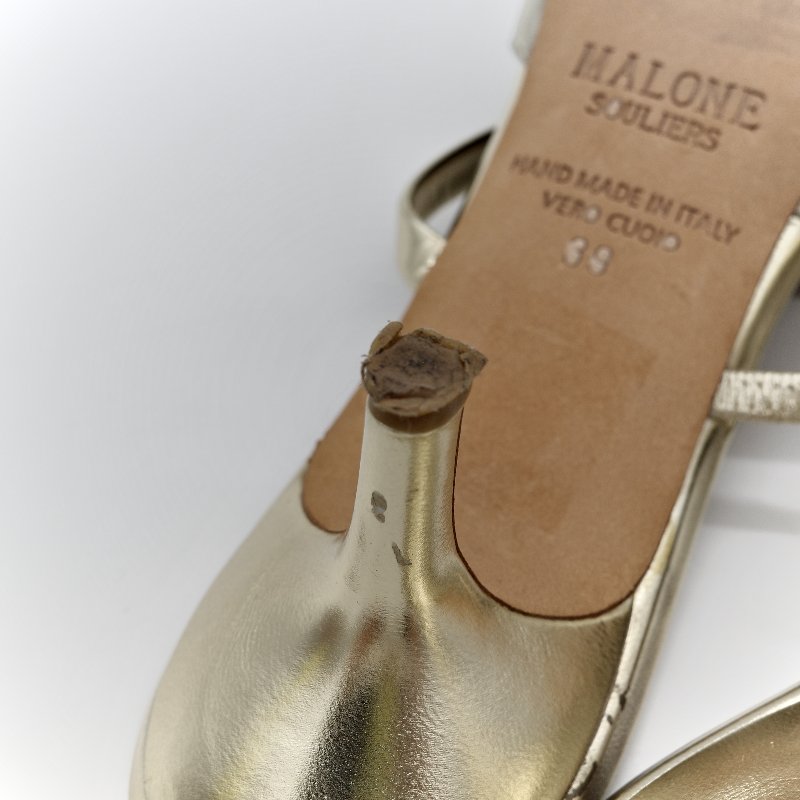 Malone souliers白色 羊皮 貓跟鞋-18