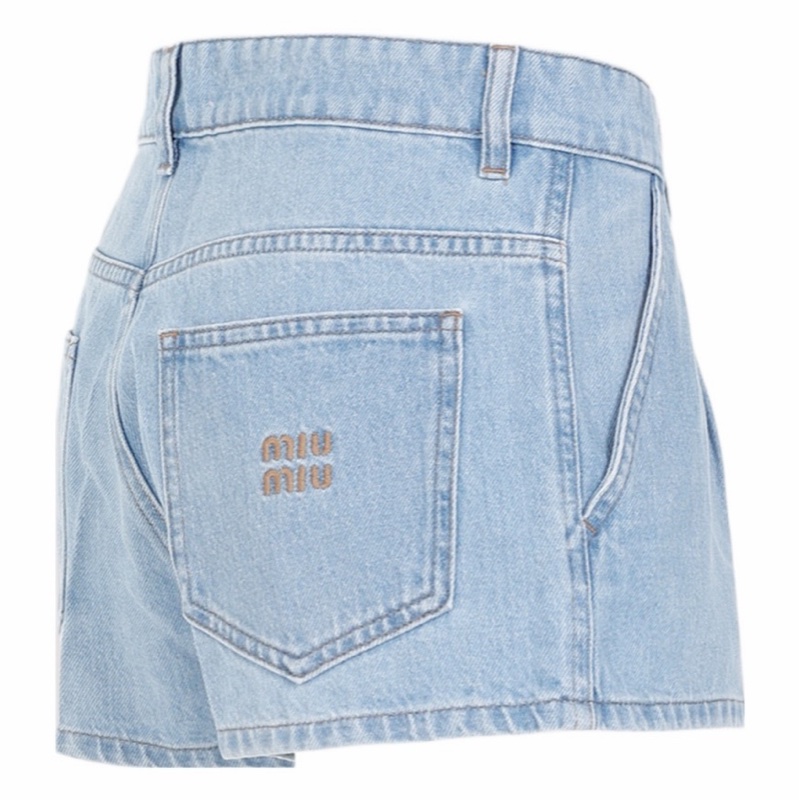 Miu Miu 女士 多口袋牛仔短褲IT-36 IT-38 IT-40 IT-42碼-1
