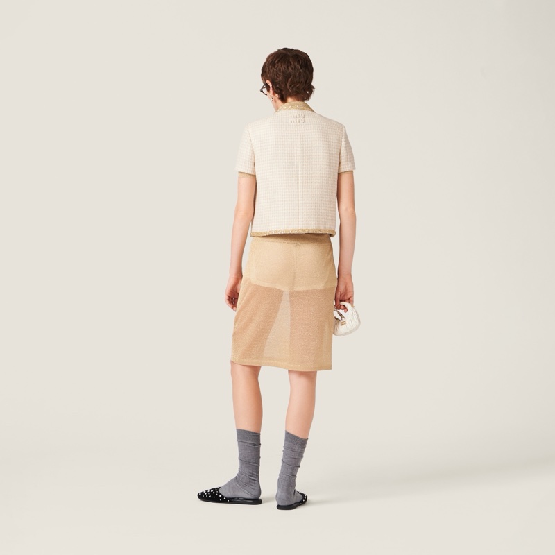 Miu Miu 女士 單排扣格紋休閒夾克IT-36 IT-38 IT-40碼-1